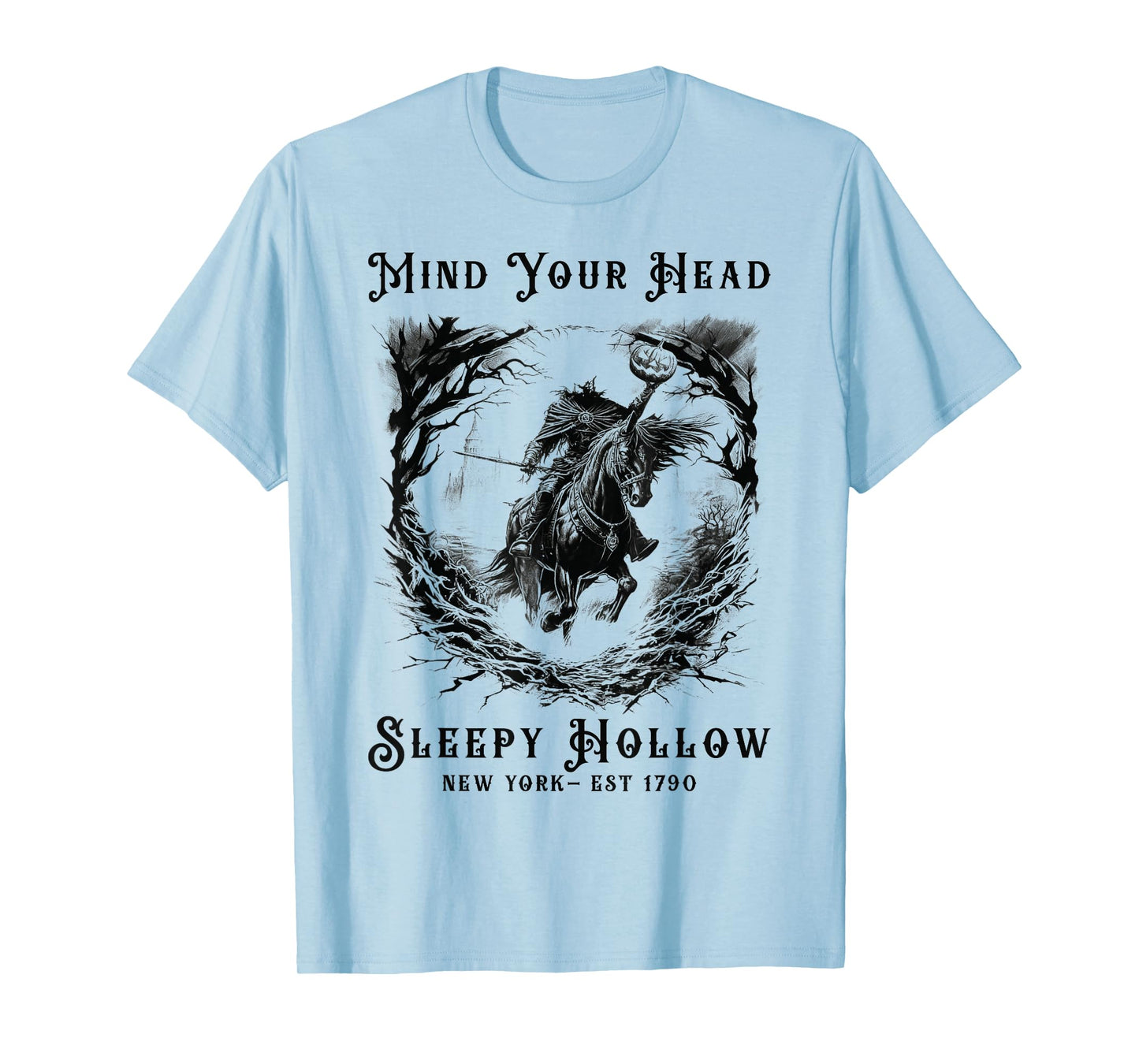 Vintage Mind Your Head Sleepy Hollow Headless Horseman T-Shirt