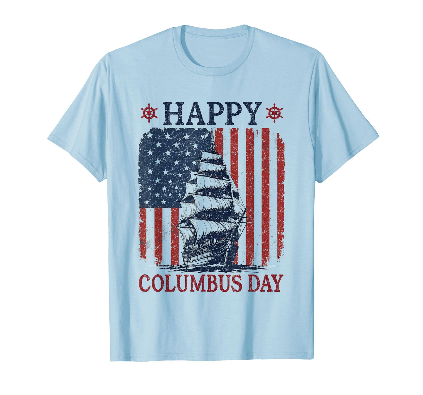 Happy Columbus Day Design Christopher Columbus Italian T-Shirt