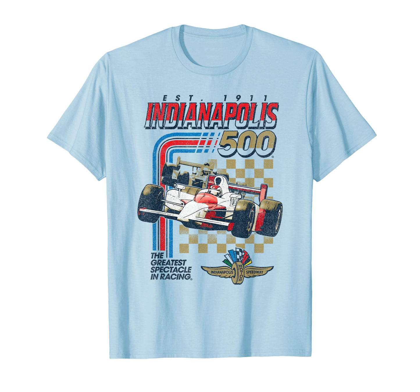 Indy 500 The Greatest Spectacle In Racing EST. 1911 Poster T-Shirt