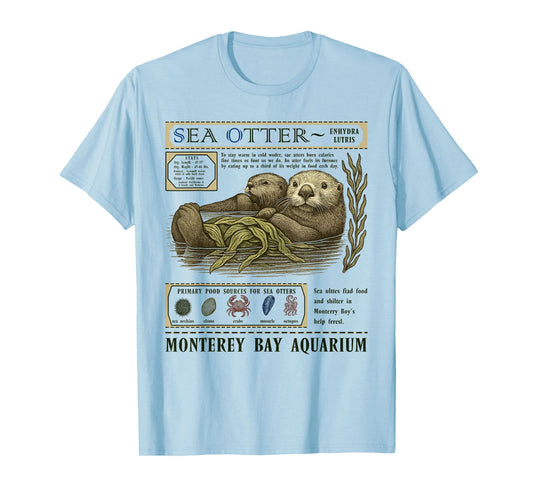 Aquarium Lover Retro 90's Style Vintage Otter Lovers Women T-Shirt