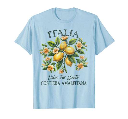 Italy Amalfi Coast Lemon Souvenier Italia T-Shirt