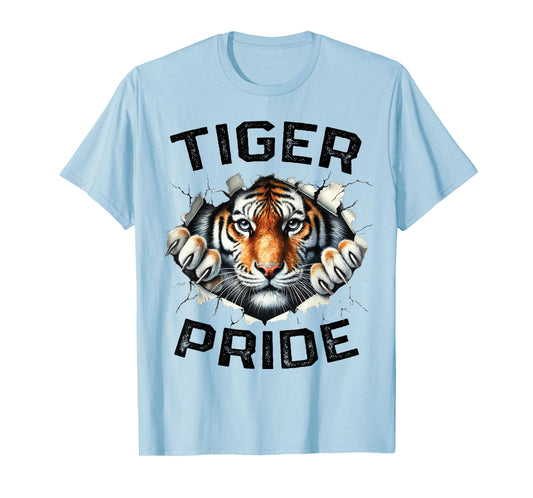 Tiger Pride Retro Tiger School Sports Team T-Shirt