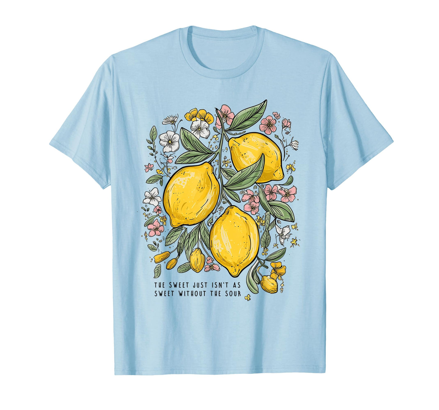 Retro Lemon Tee Lemon Fruits Design Citrus Lime Lemontree T-Shirt