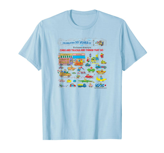 Richard Scarry 50 Year Banner T-Shirt
