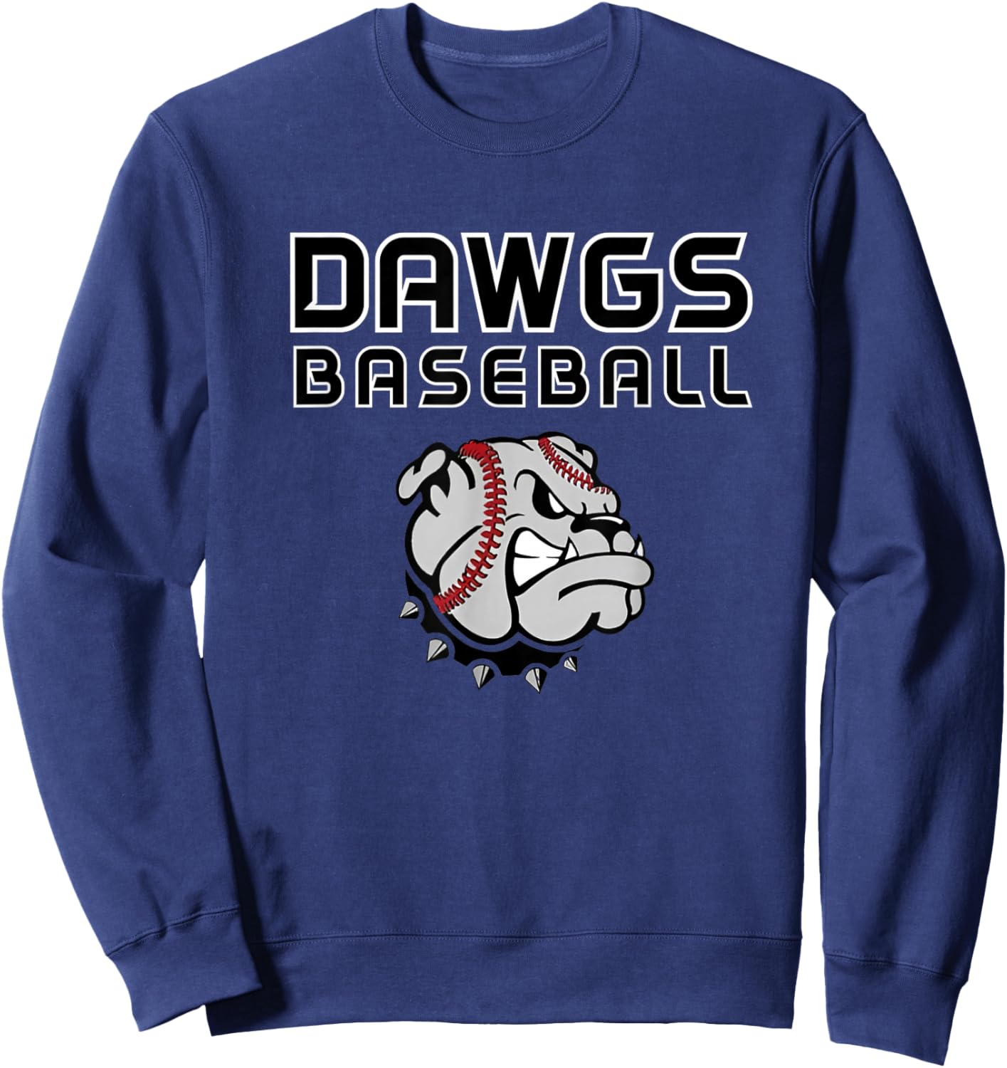 Dawgs Baseball Black T-Shirt - Sweatshirt | Navy