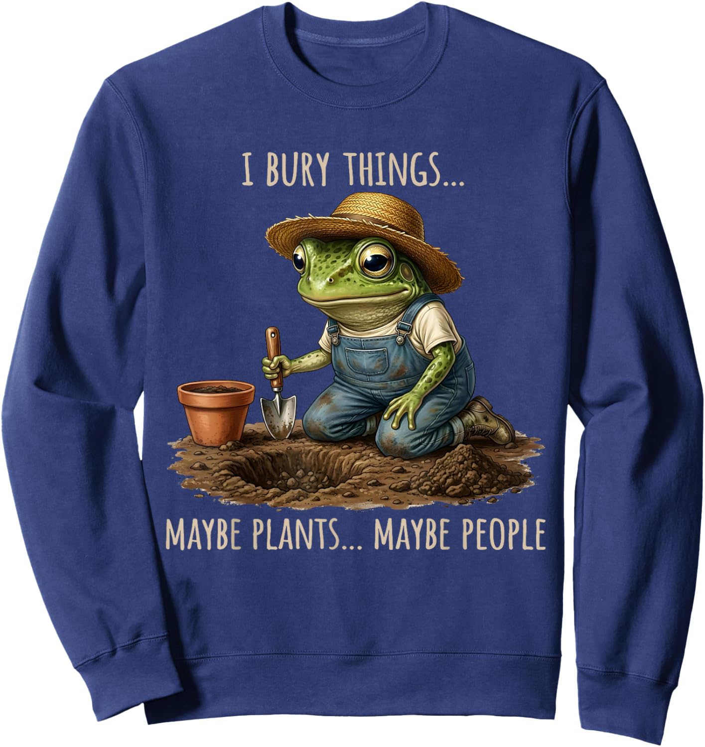 T-Shirt Sweatshirt - Sweatshirt | Navy