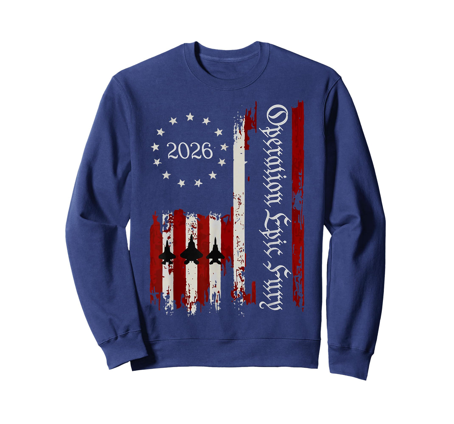 Operation Epic Fury USA T-Shirt - Sweatshirt | Navy