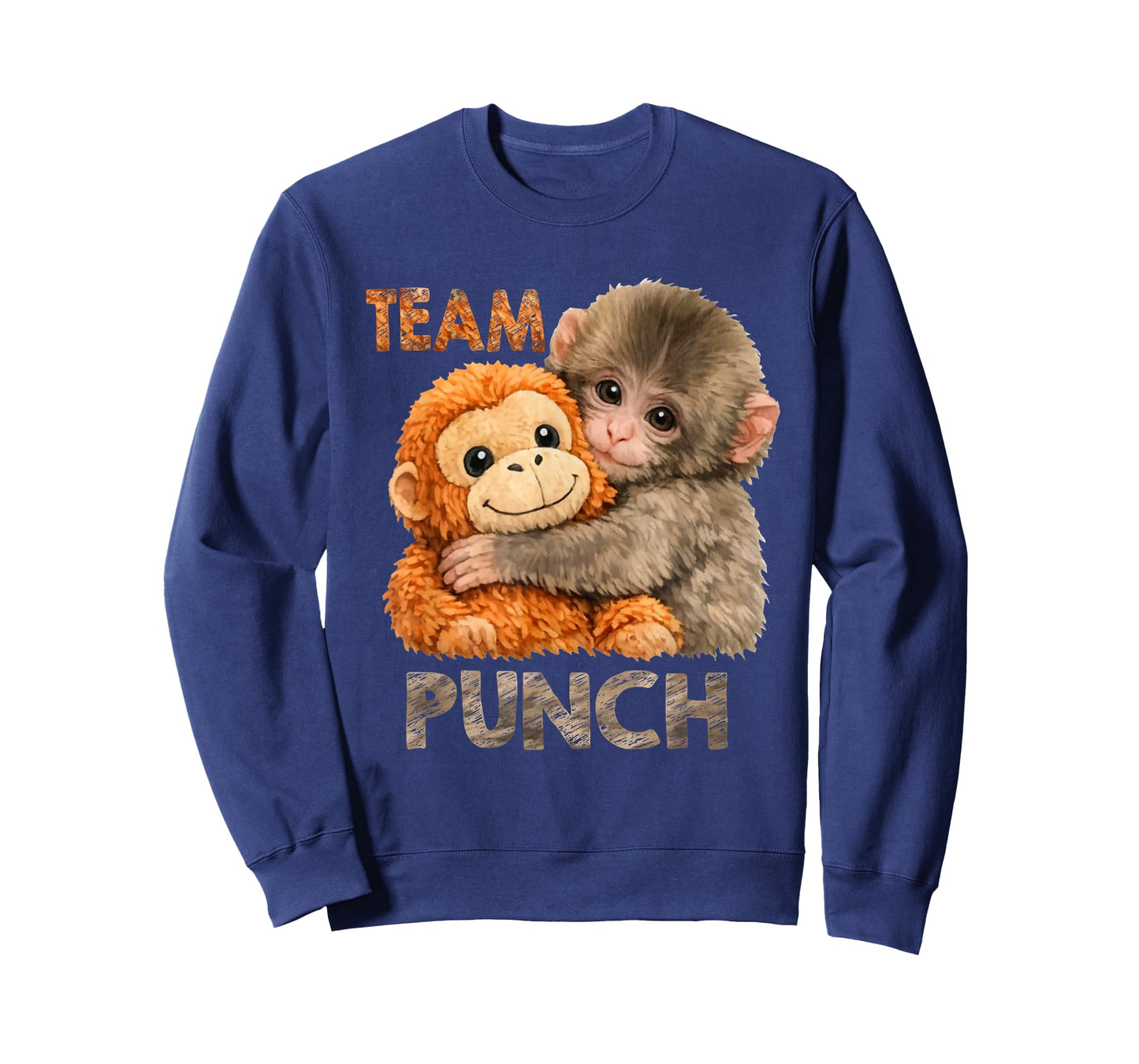 Monkey Team Punch T-Shirt - Sweatshirt | Navy