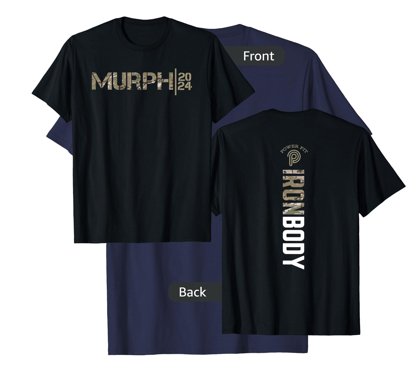 Murph Iron Body Amarillo Camo Dark T-Shirt