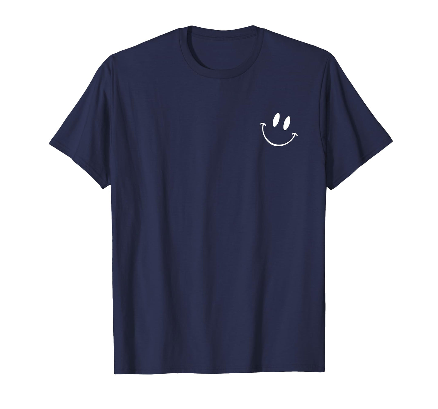 Funny Smiling Emoticon Men Women Happy Face Smile T-Shirt