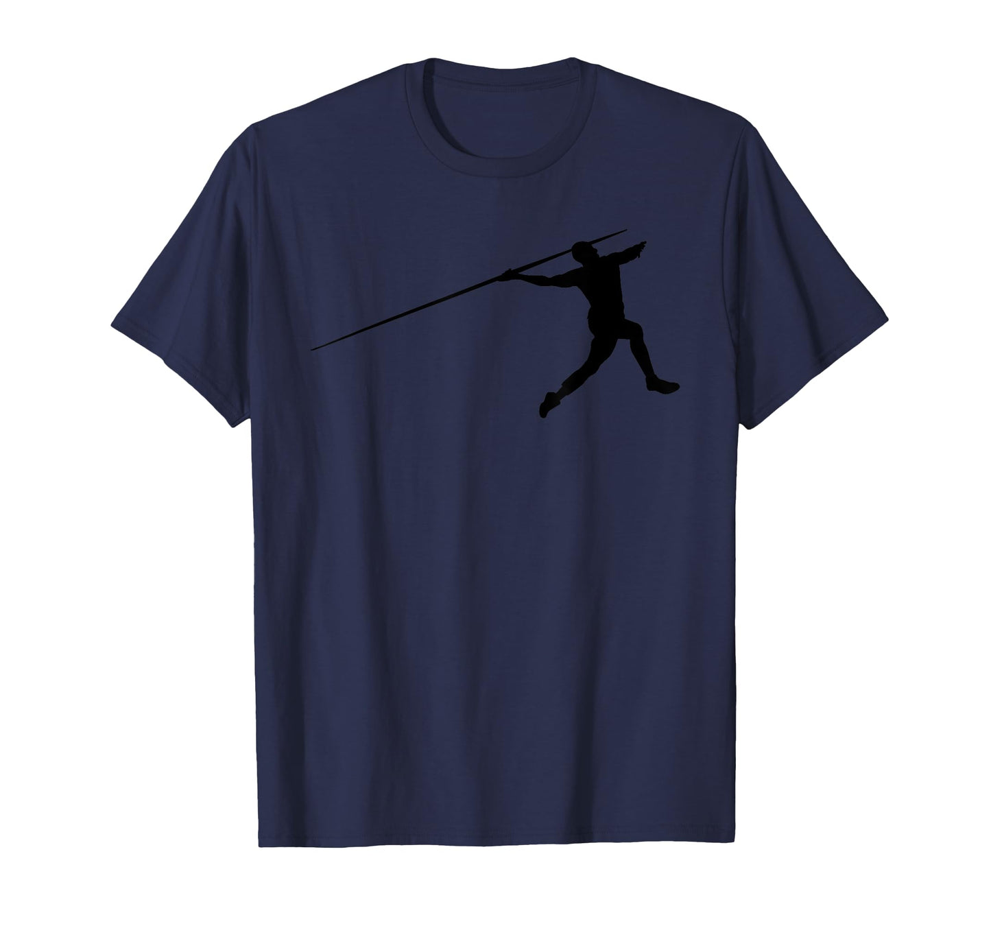 Silhouette Javelin Javelineer Spear Thrower Track And Field T-Shirt