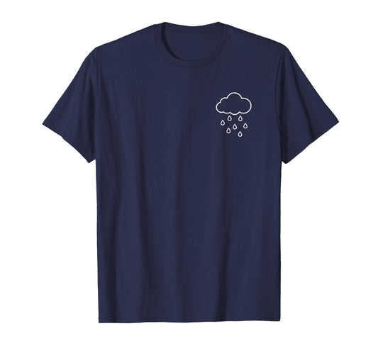 Cute Rain Cloud Men Women Girl Funny Cloudy Rainy Weather T-Shirt