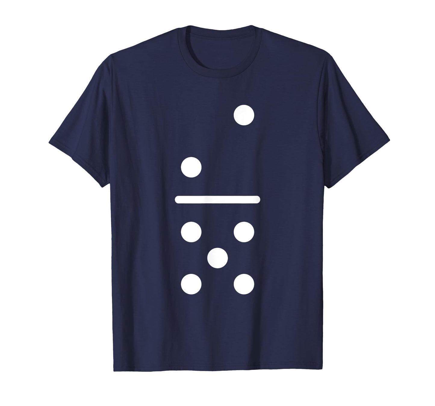 Domino Game 2 5 Dots Matching Halloween Group Costume T-Shirt