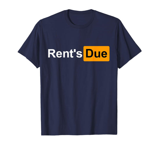Rent's Due Funny Rent is Due Roommates Bodybuilding Shirt T-Shirt