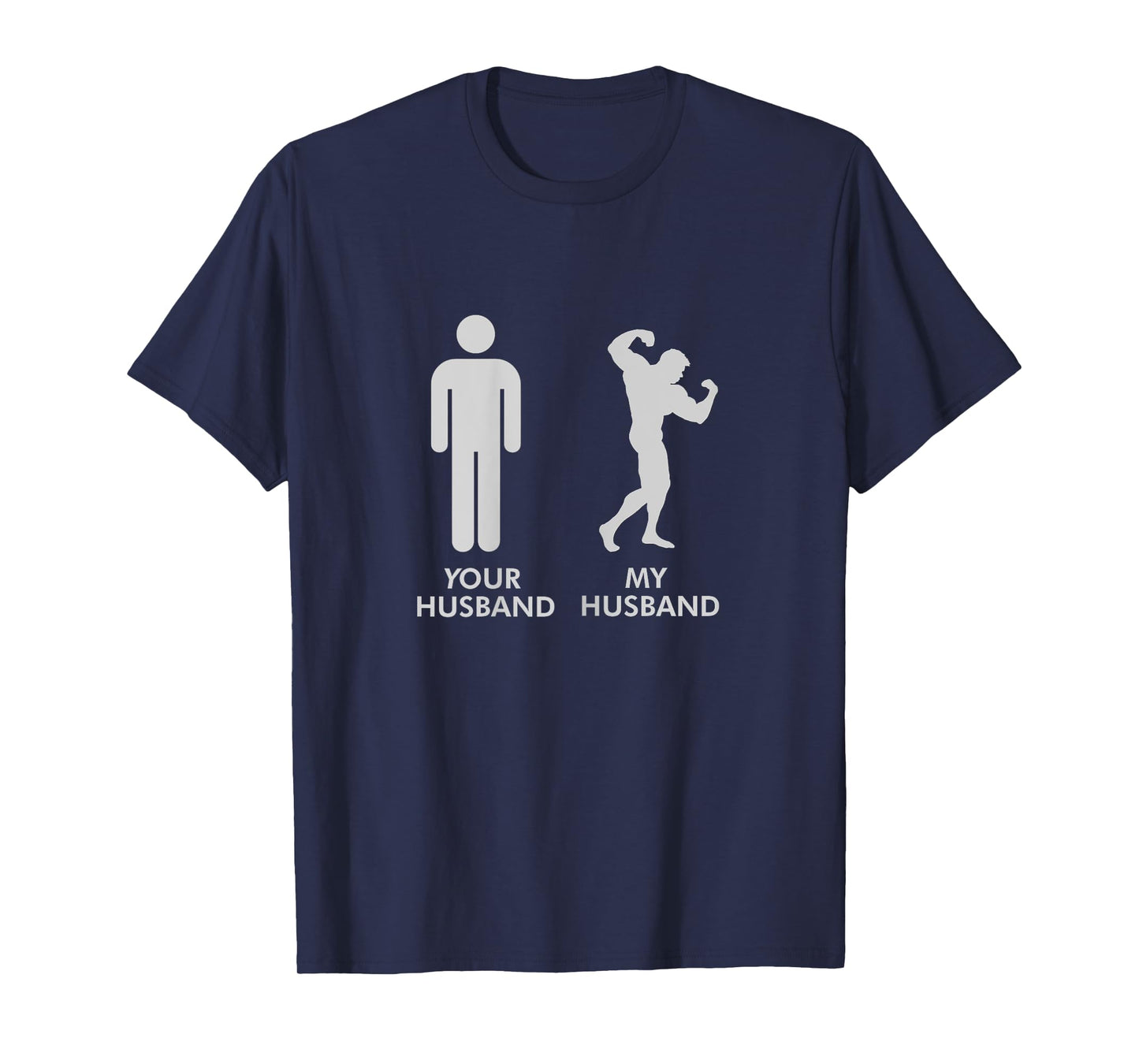 Womens Your Husband My Husband Gym Bodybuilding Funny Tee