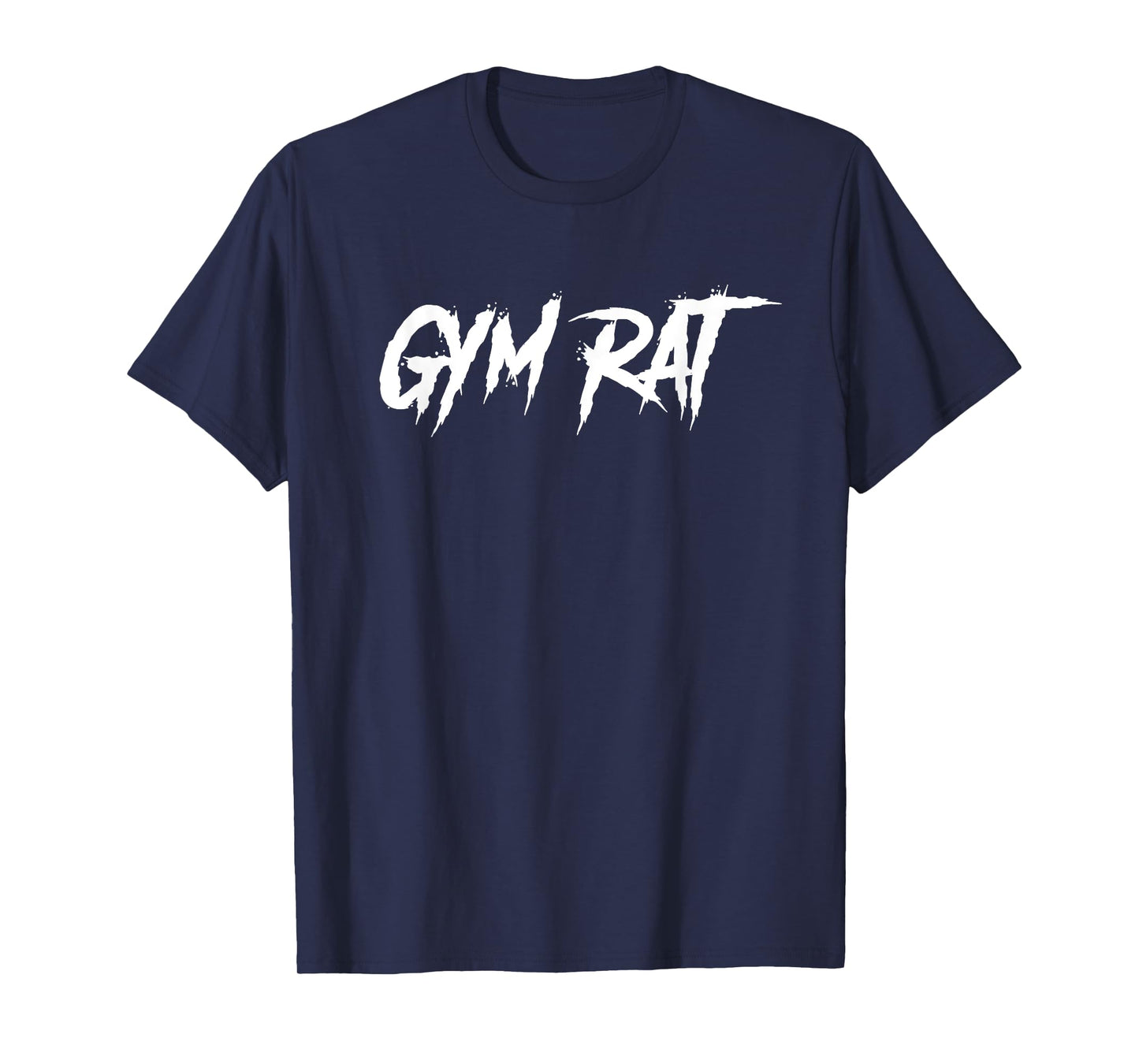 Gym Rat Gifts Men Essential Clothes Hustle Fitness Graffiti T-Shirt