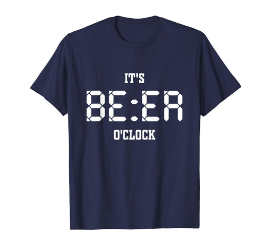 Enjoy Cool Sarcastic Quotes It's Beer O'clock Short Sleeve T-Shirt