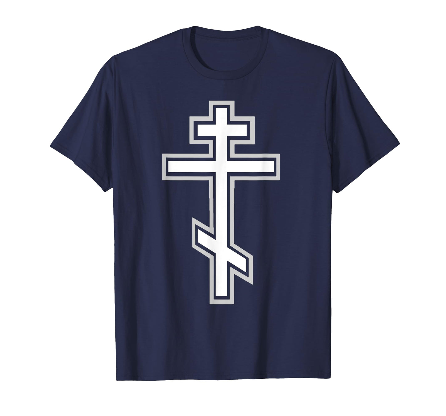 Russian Orthodox Cross. Crucifix Christian T-Shirt