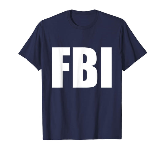 FBI Replica Agent Inspector Funny Halloween Costume T-Shirt