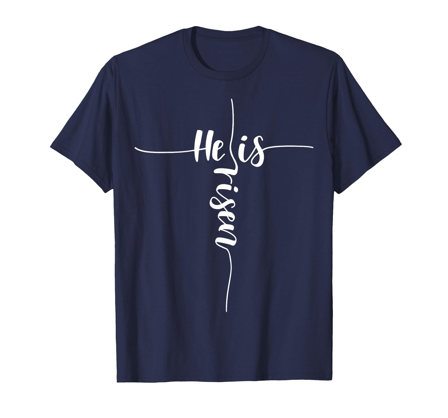 He is risen cross jesus for christian easter day T-Shirt