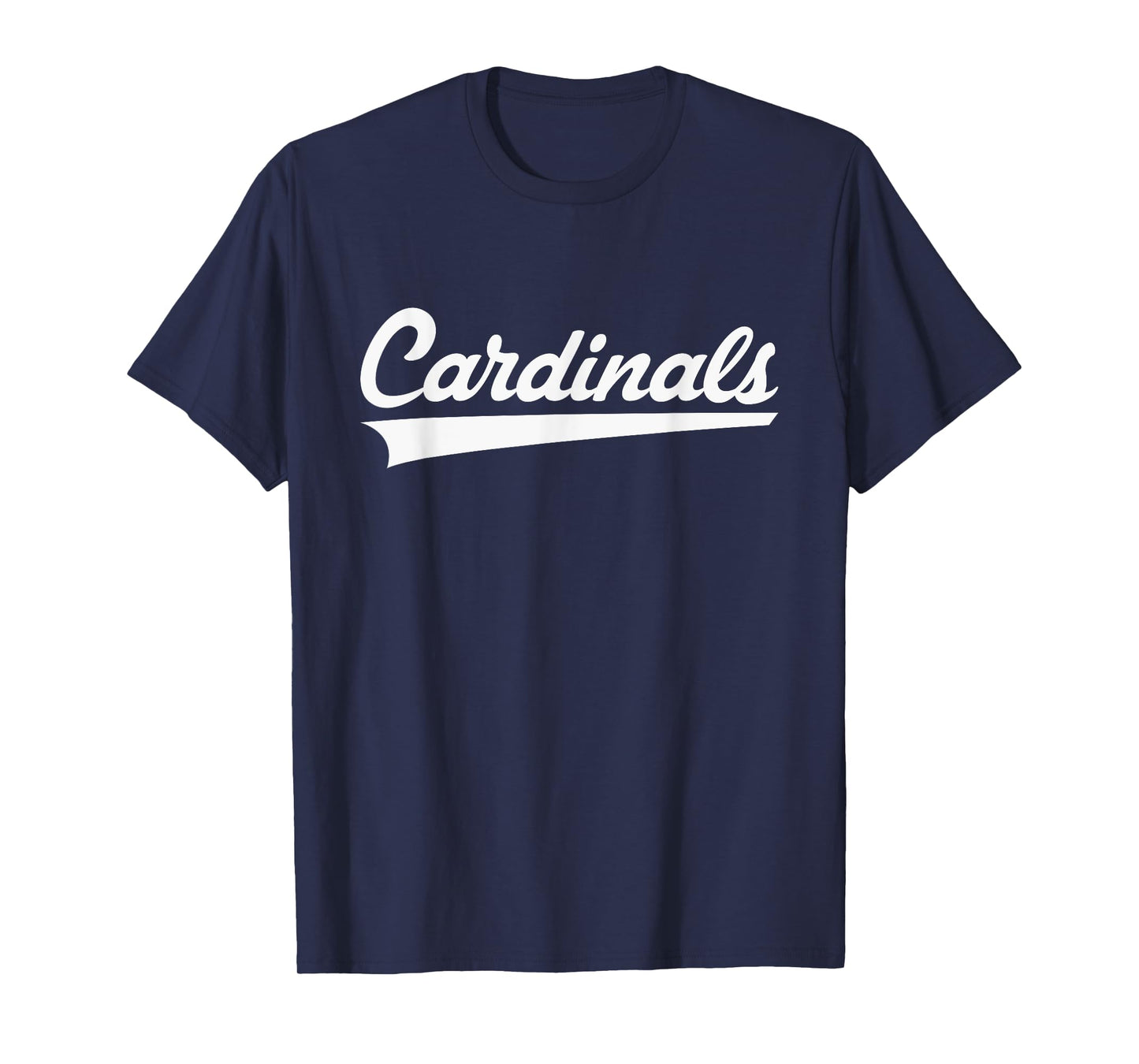 Del Valle Cardinals Vintage Swoosh T-Shirt