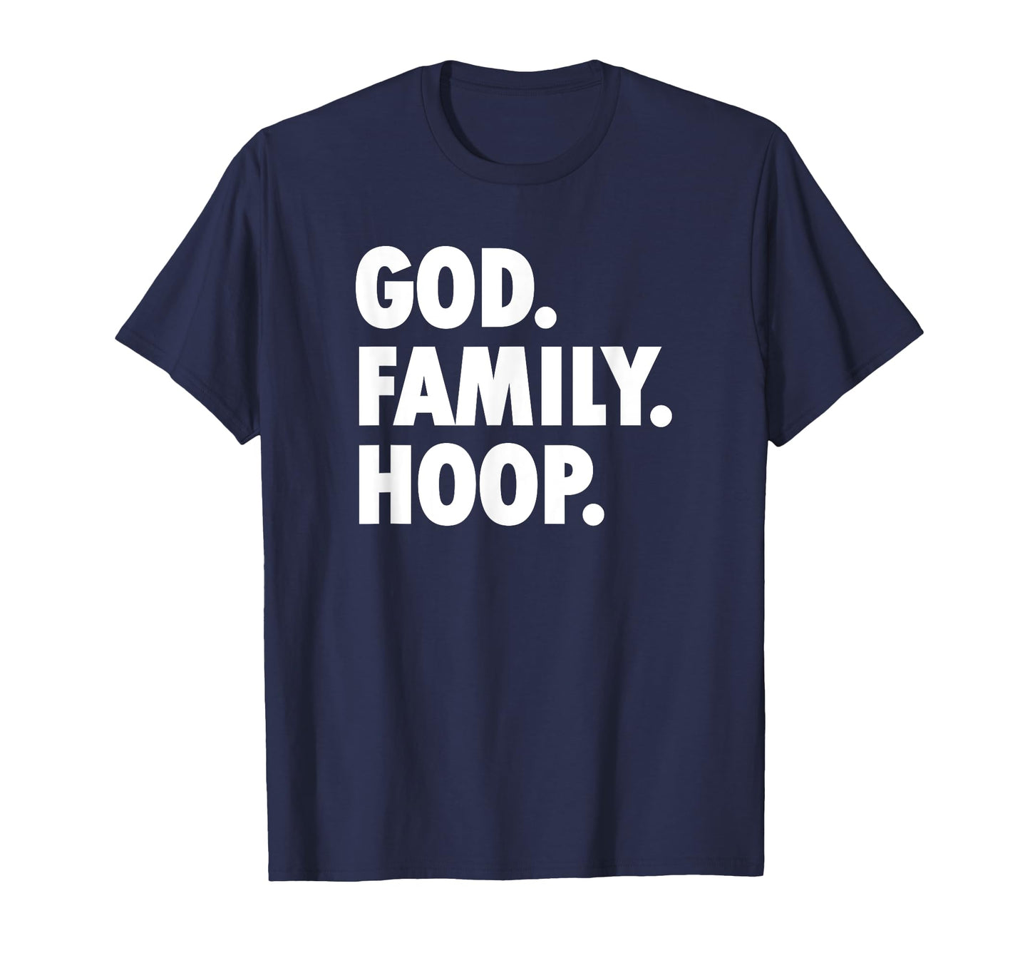 God Family Hoop - Novelty Basketball T-Shirt
