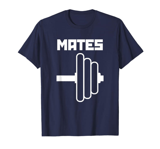 Swole Mates Cute Workout Couples Valentines Day Gym Fitness T-Shirt