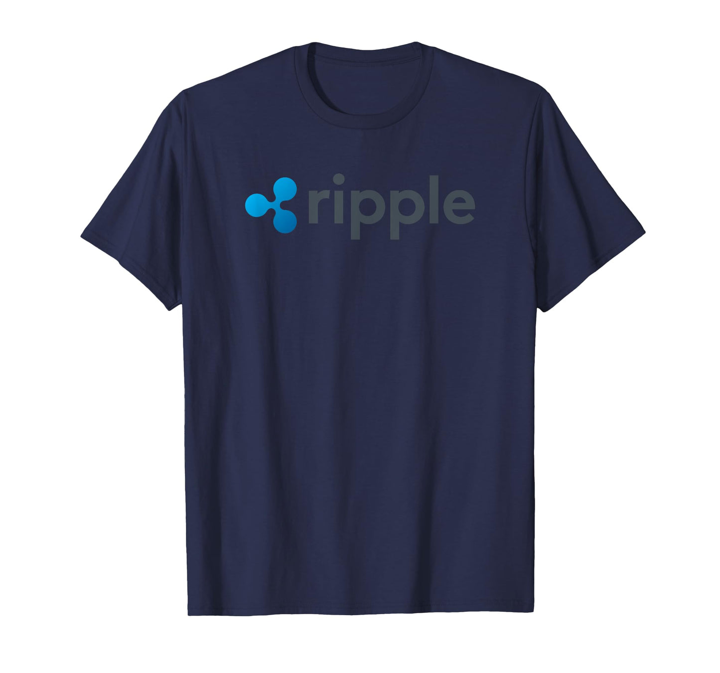 Ripple Coin XRP Cryptocurrency Fan Logo HODLer To The Moon T-Shirt