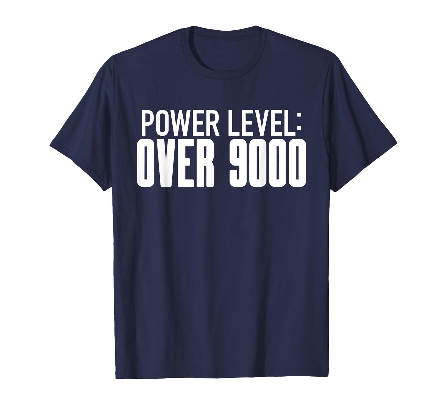 Power Level Over 9000 - Fun Cool Meme Workout Weight Lifting T-Shirt
