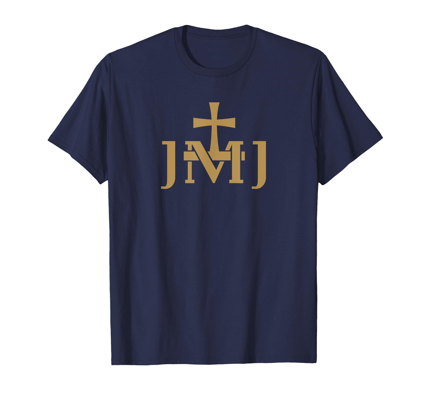 JMJ Jesus Mary Saint Joseph Insignia Catholic T-Shirt