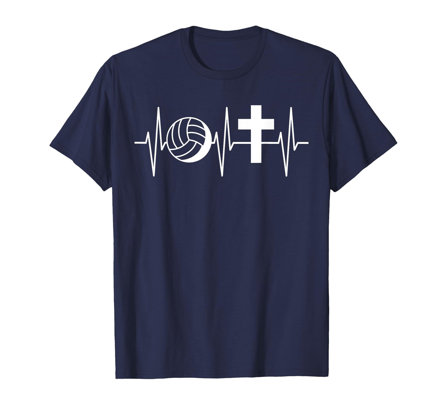 Christian Volleyball Shirt Religious Jesus Volleyball Player T-Shirt