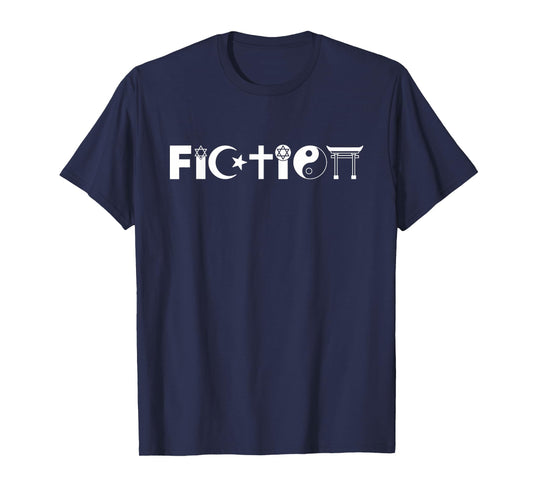 Fiction Antichrist Symbol Agnosticism Anti Religion Atheist T-Shirt