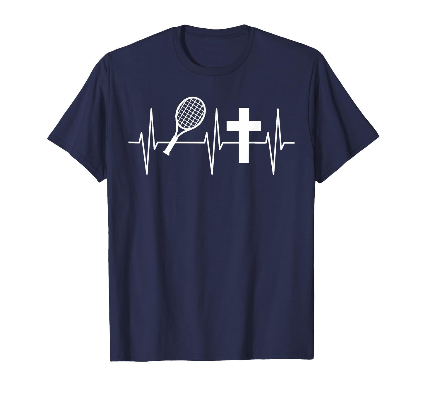 Christian Tennis Shirt Religious Jesus Tennis Player T-Shirt