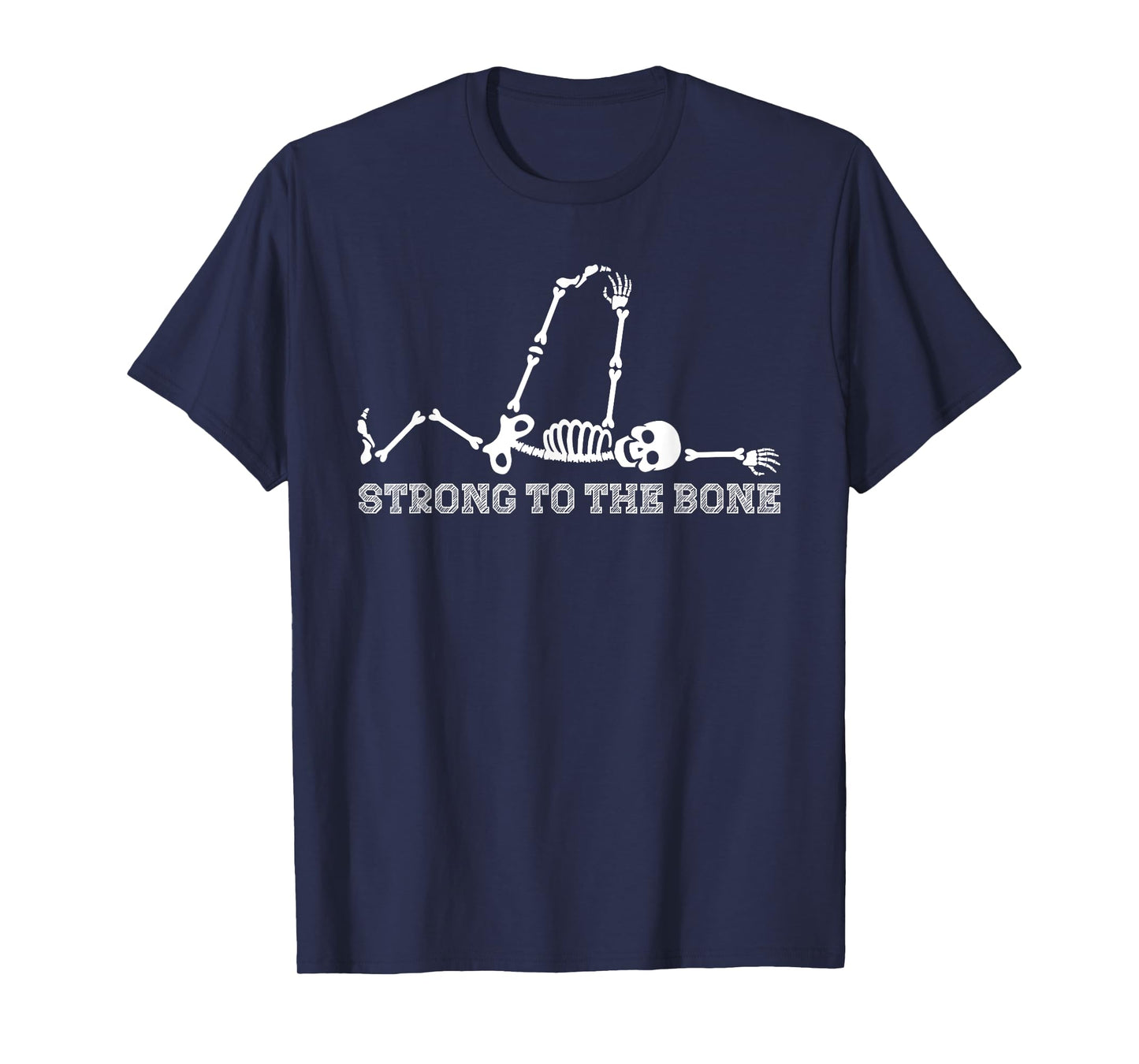 Funny Halloween Workout Funny Gym Exercise Workout Skeleton T-Shirt