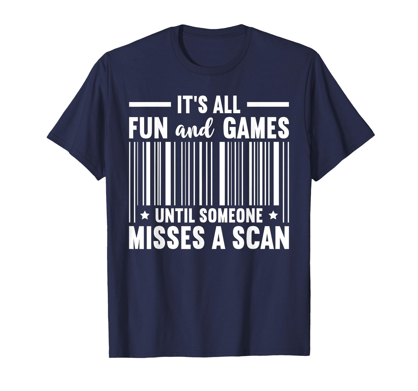 Fun and Games Misses A Scan Postal Worker Mailman Postman T-Shirt