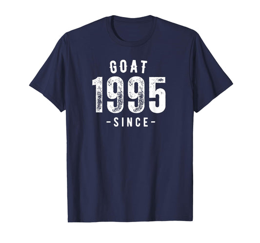 Goat Since 1995, Born In 1995 Vintage Retro Classic Birthday T-Shirt