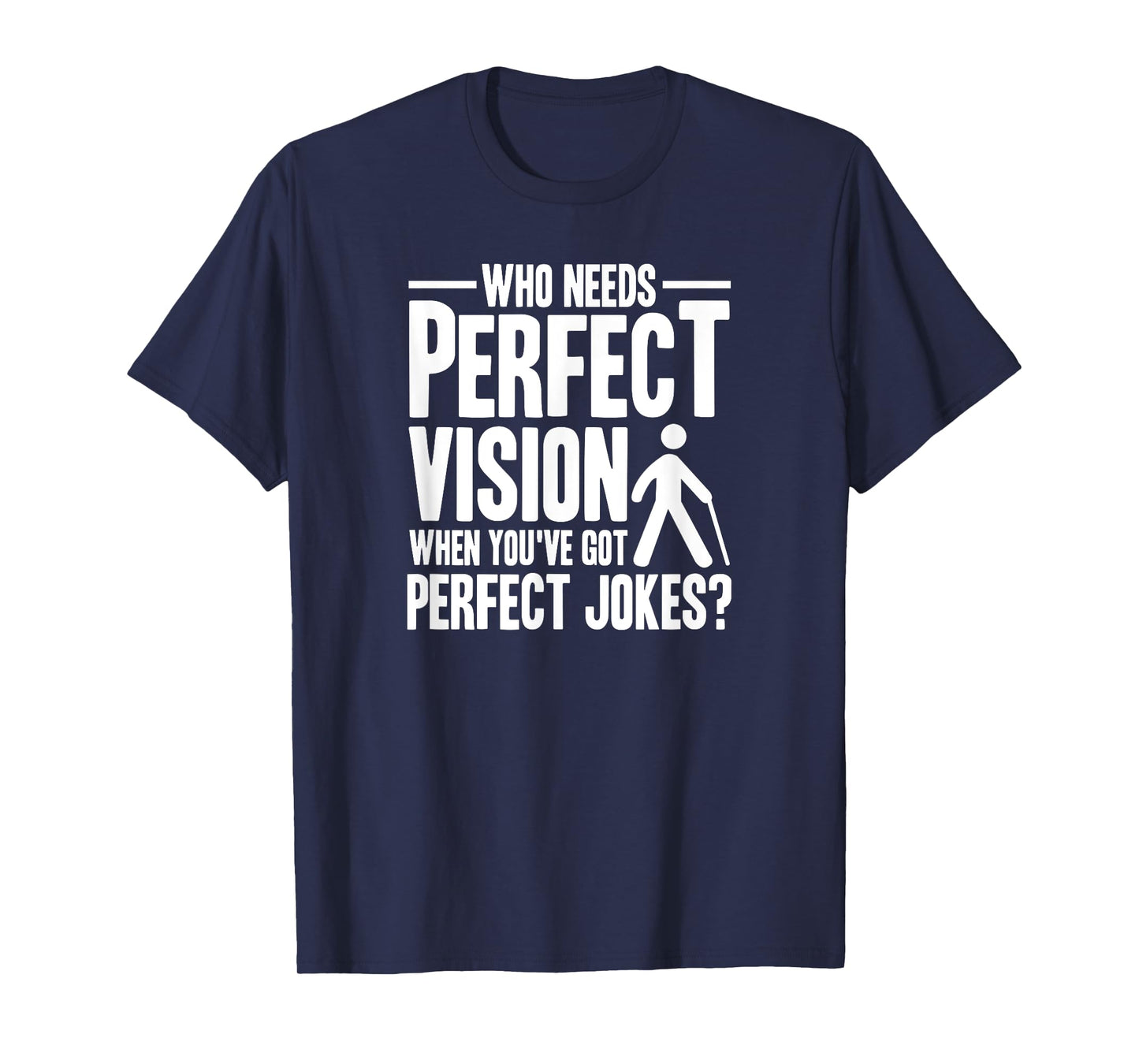 Funny Blind Braille Visually Impaired Blindness T-Shirt