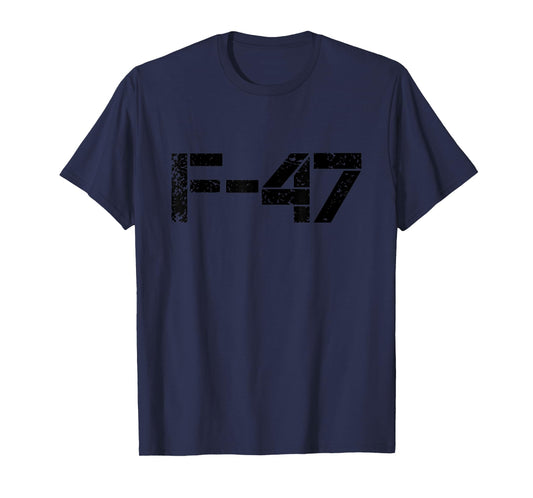 F47 Fighter Jet Vintage Military Aircraft Graphic squad T-Shirt