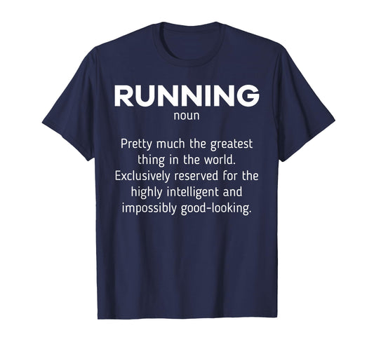 Running Definition Funny Marathon Runner Jogger Runners Gift T-Shirt
