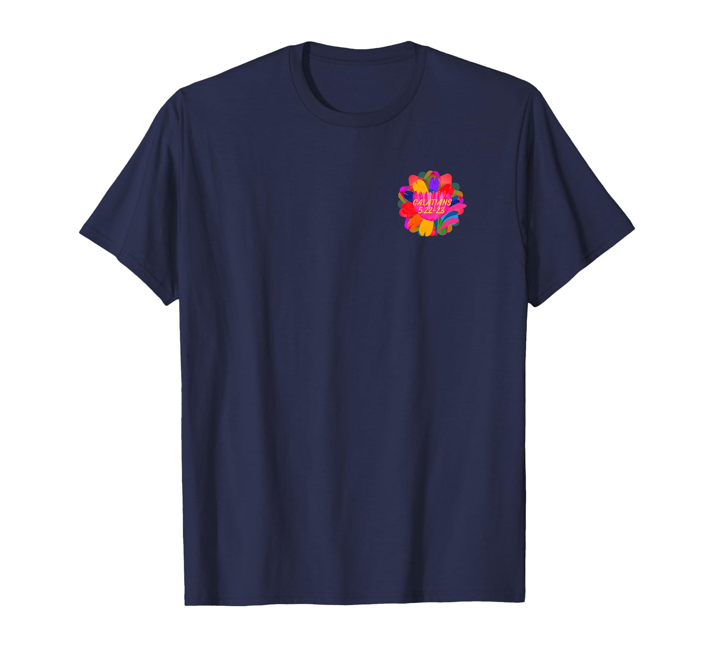 God's Fruit of The Spirit Galatians 5 22 Design on Back Gift T-Shirt
