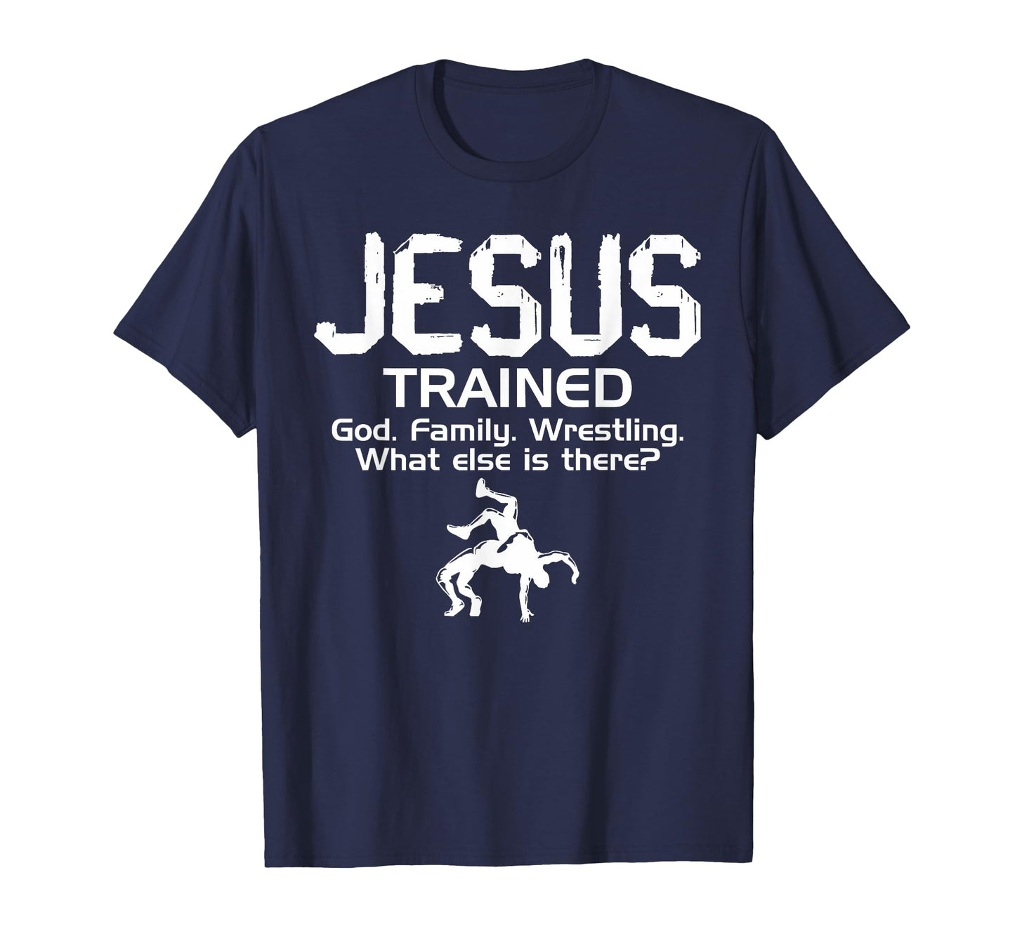 Vintage Jesus Trained Wrestling For Men Women 2 T-Shirt