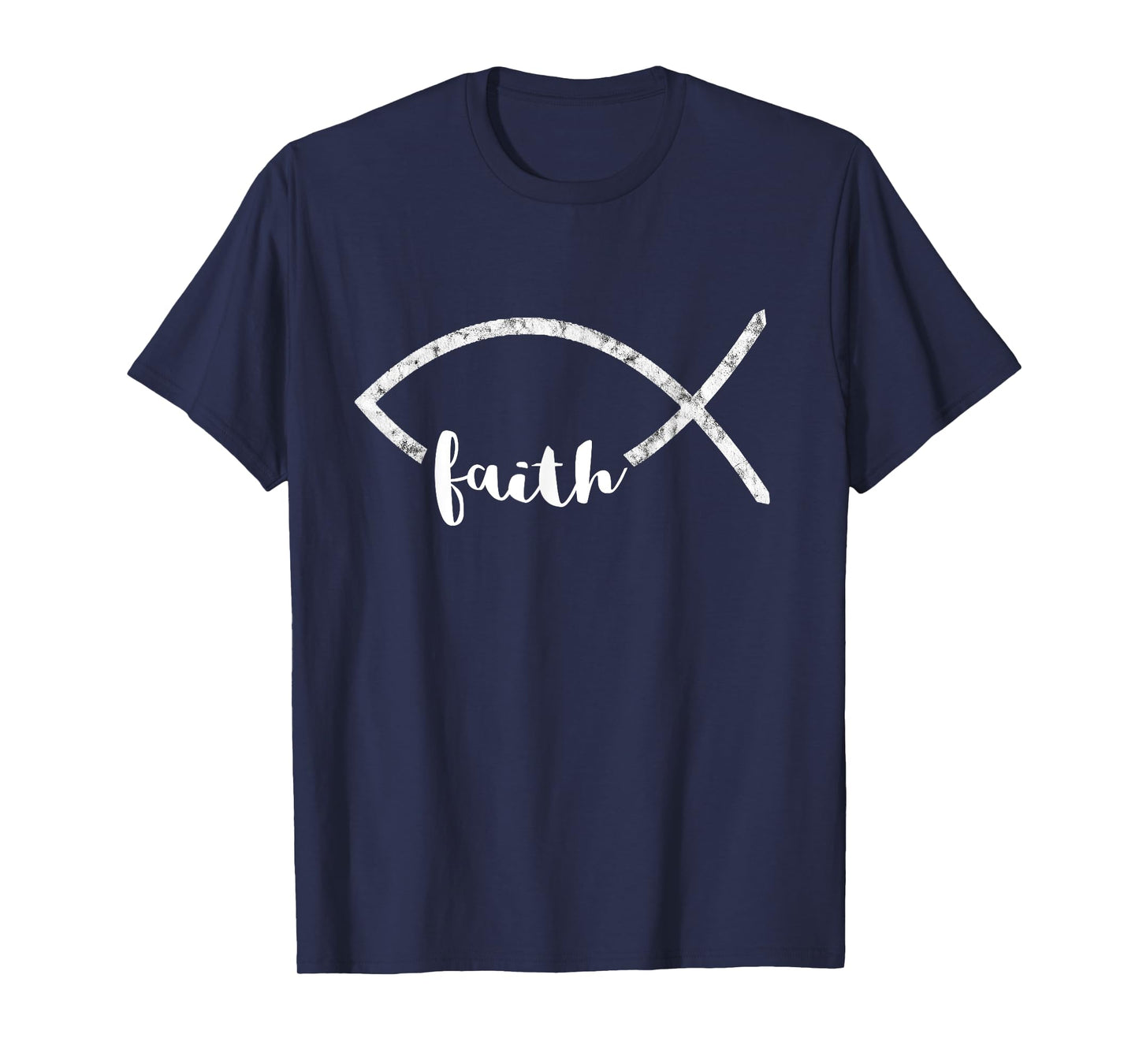 Jesus Fish Ichthy Emblem Christian Faith Symbol Ichthus T-Shirt