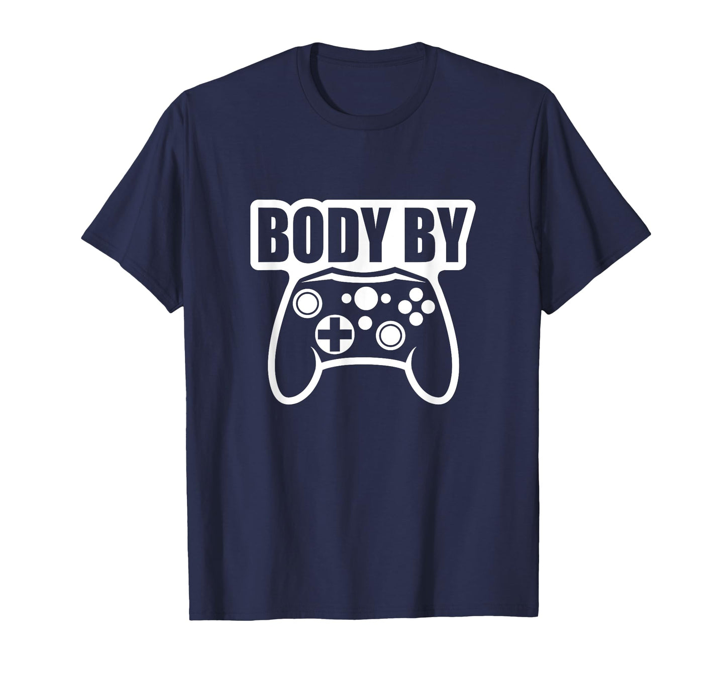 Video Game Body By Controller Workout Humor Gamer Dark T-Shirt