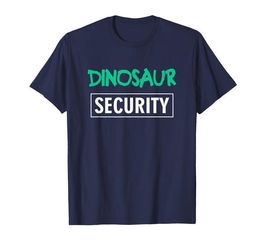 Dinosaur Security Parents Dads Moms Funny Halloween Costume T-Shirt