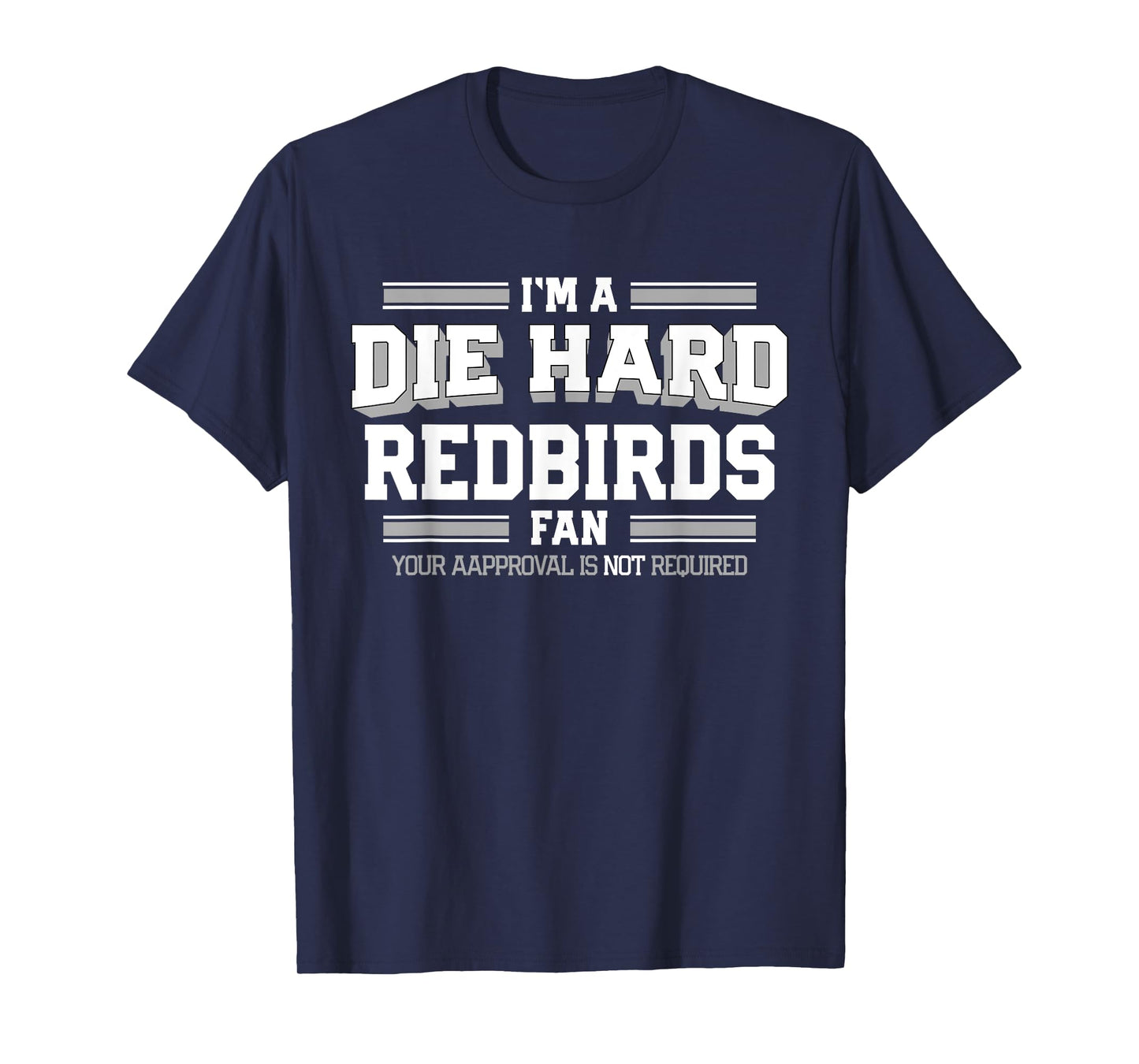 Redbirds Alton Die Hard Fan HS T-Shirt