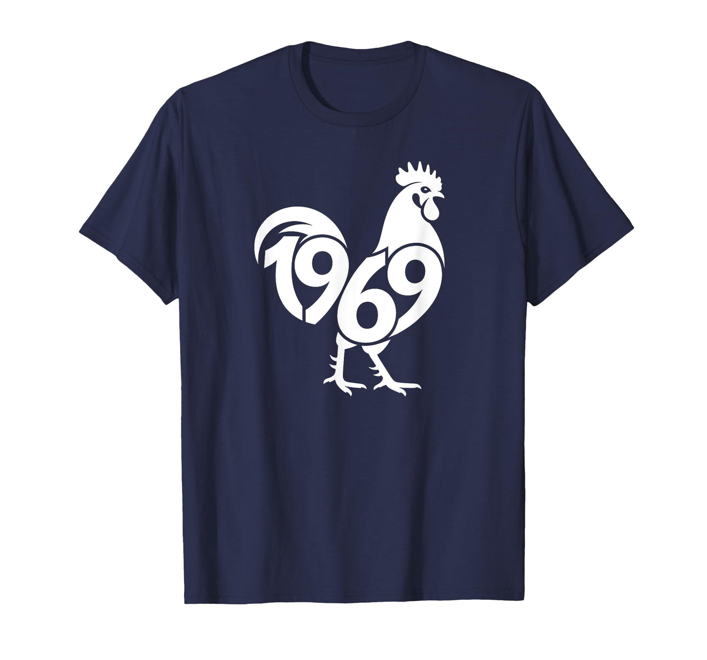 1969 Rooster - Chinese Zodiac Year Personalized Word Art T-Shirt