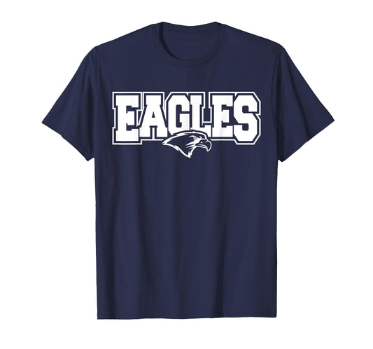 Vintage Eagles High School Go Eagles Coquette Bow T-Shirt
