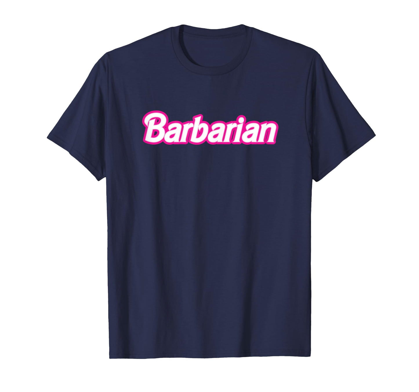 Love The Pink Barbarian Pink Retro T-Shirt