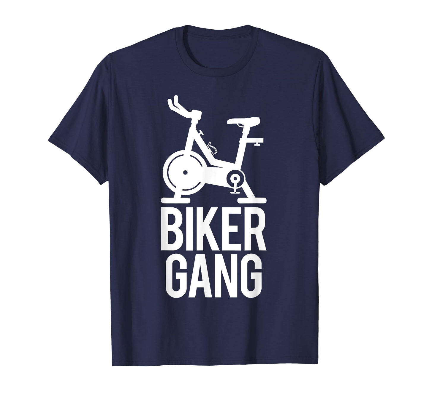 Biker Gang Funny Spin Saying Gym Workout Spinning Class T-Shirt