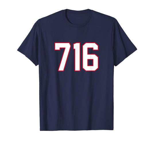 716 Area Code Buffalo New York BFLO WNY T-Shirt